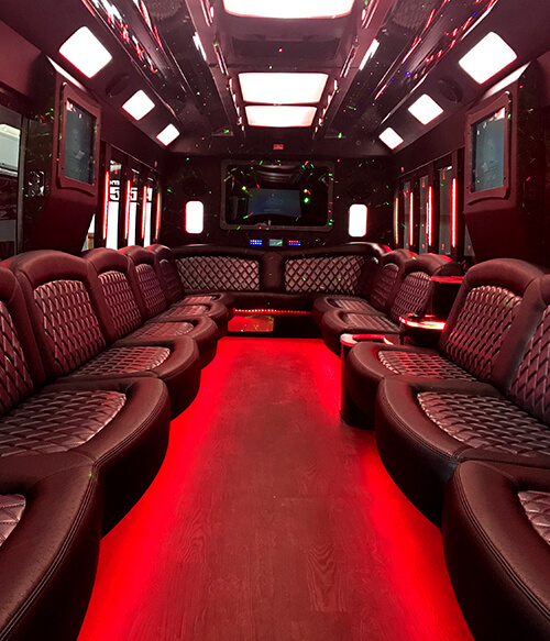 40 passenger party bus